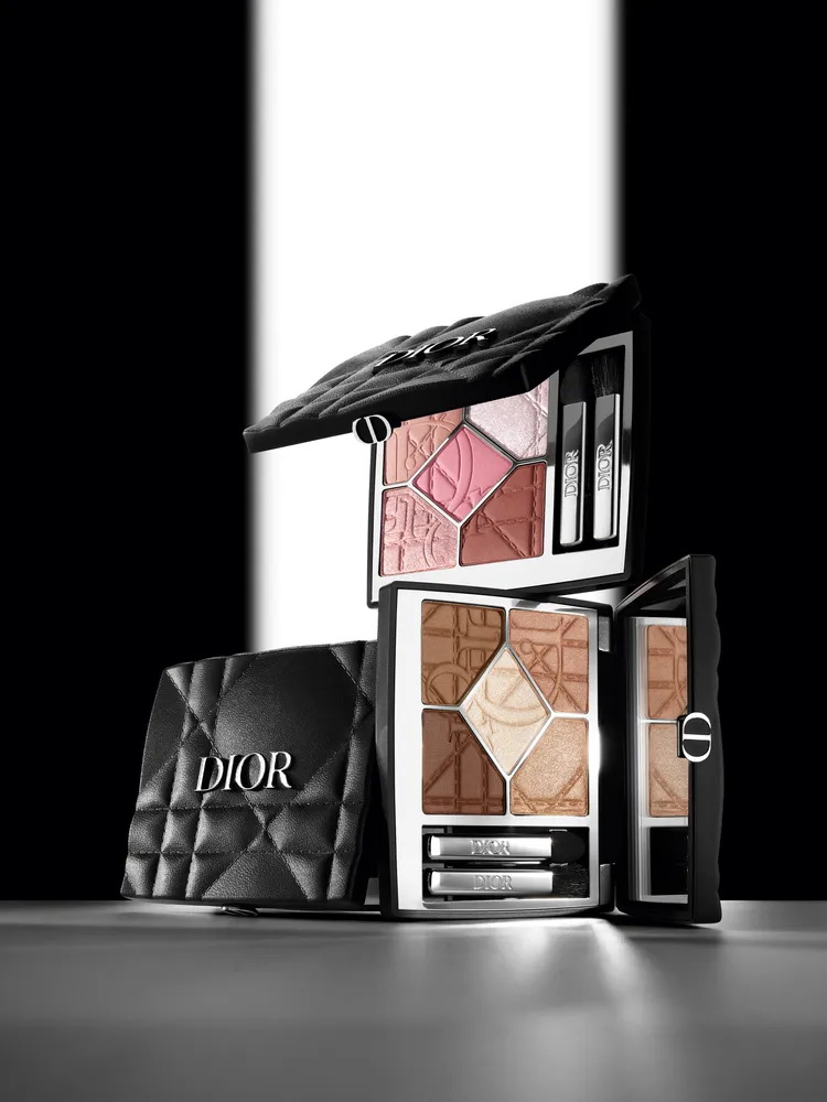 Dior經典五色眼影藤格紋限量版，各2950元。品牌提供