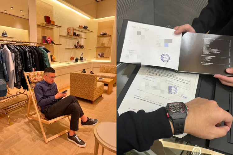 顏大鈞出手闊綽，豪奢派頭令人瞠目結舌。合成照片、投訴人提供