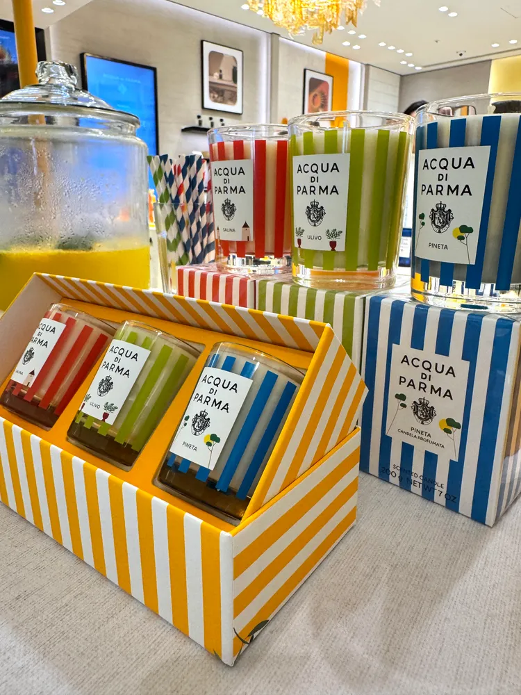 夏日露台限量迷你蠟燭禮盒70g*3，5800元。張家玲攝