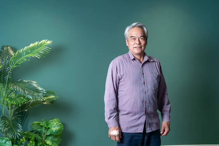 林慶台喊話希望下次戲份可以多一點。大愛提供