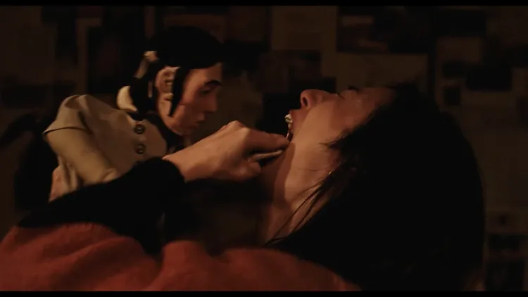 桂綸鎂片中有歇斯底里的演出。翻攝東映YT