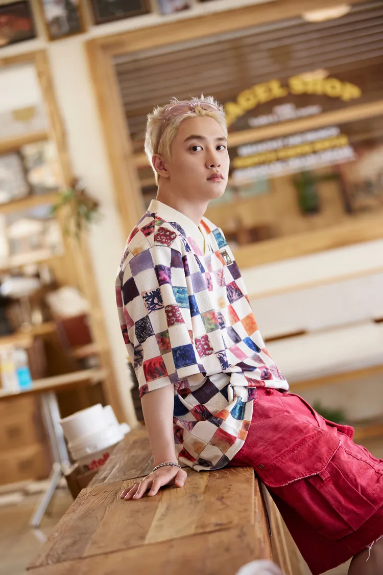 都敬秀出道13年首次挑戰染金髮。Company Soosoo提供