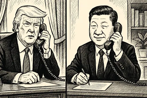 中國官媒證實!習近平已與川普通上電話