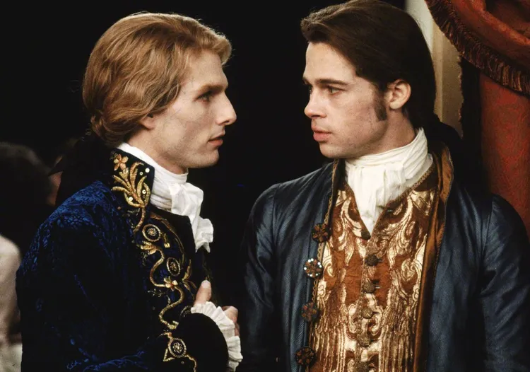 湯姆克魯斯（左）和布萊德彼特自從1994年合作《夜訪吸血鬼》之後未再同台演出。劇照