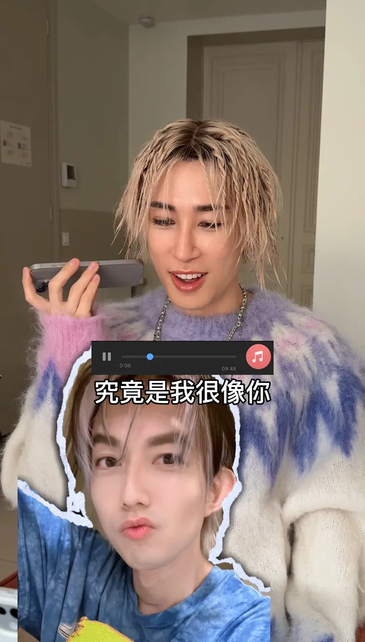 偶像林宥嘉幫翻唱，馬天佑感動哭出來。Fame Glory提供