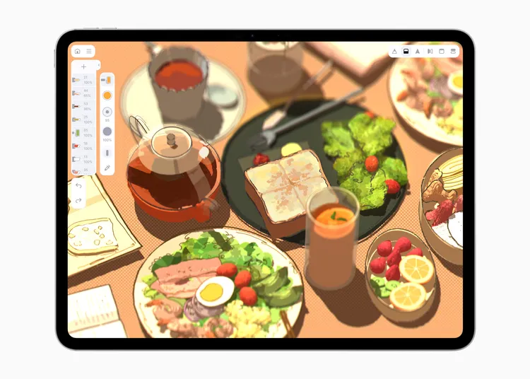 《Feather: Draw in 3D》由 Sketchsoft開發，是Apple設計大獎的視覺藝術類得主。Apple提供

