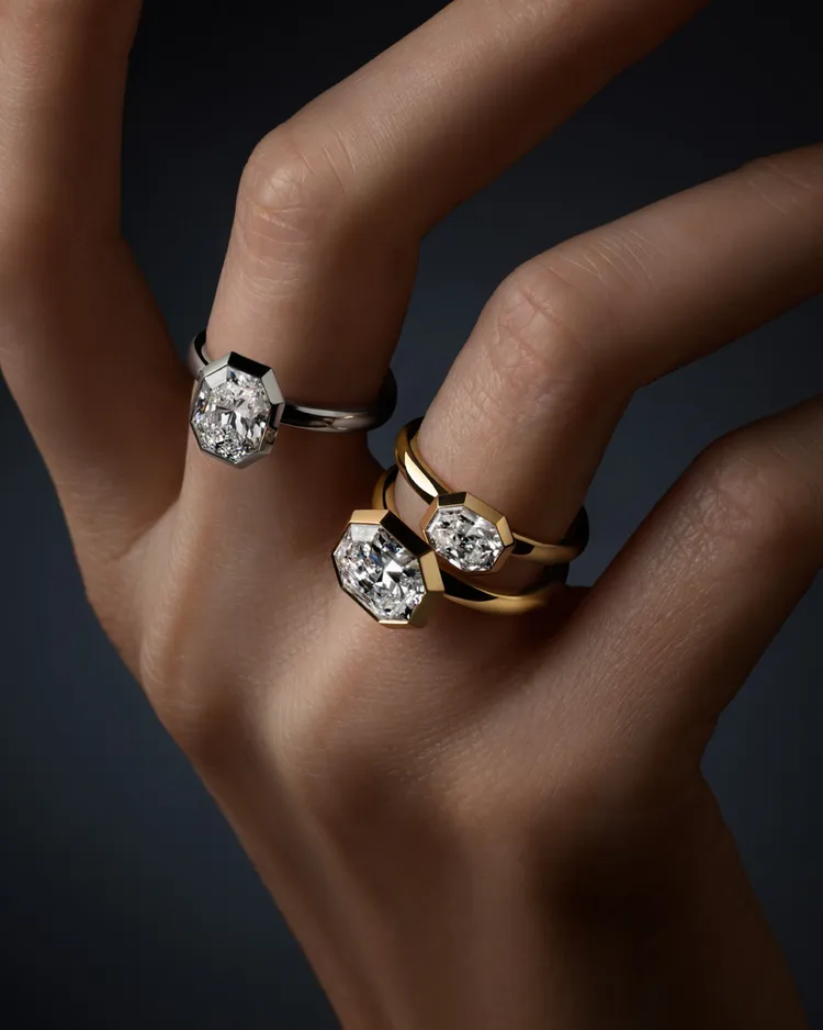 「Octagon系列」命名源自於此次的全新八角形切割工藝。品牌提供