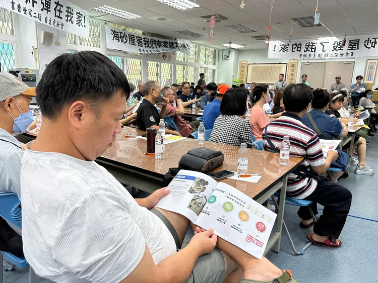 泰山區書香世家社區海砂屋重建露出曙光。曾佳俊攝