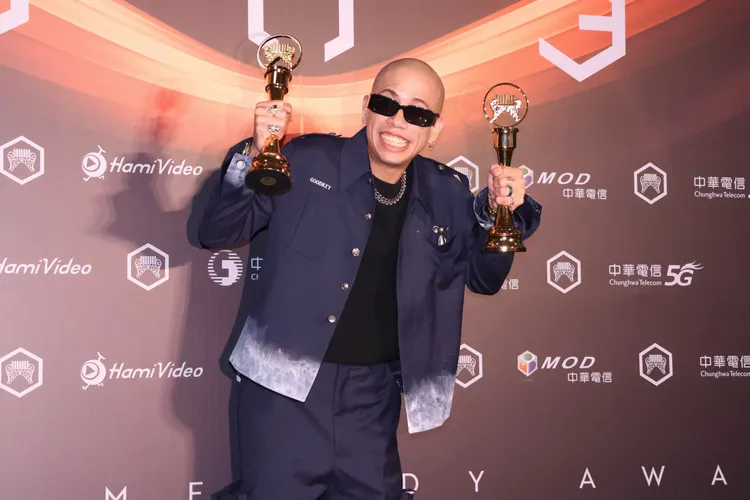 嘻哈歌王呂士軒笑開懷。莊宗達攝