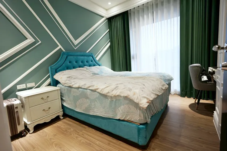 主臥室。彭欣偉攝