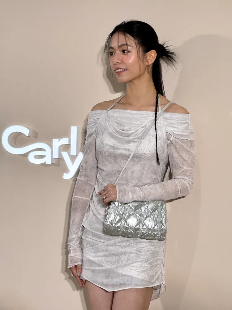 宋芸樺今日出席時尚品牌活動，透露有傳訊息關心林柏宏。張家玲攝