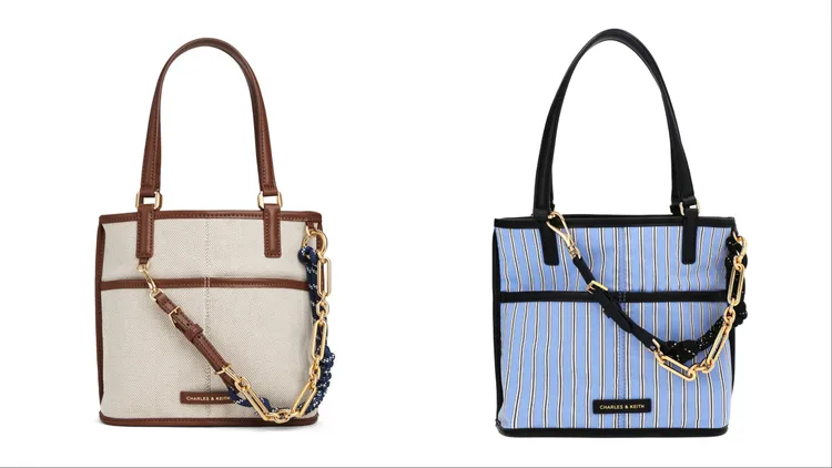 CHARLES & KEITH Addison手提包，各2790元。品牌提供