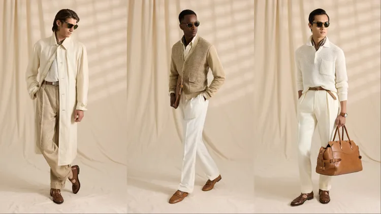 Ralph Lauren Purple Label 2026春季男裝系列。品牌提供