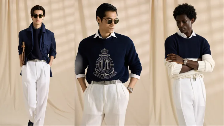 Ralph Lauren Purple Label 2026春季男裝系列。品牌提供