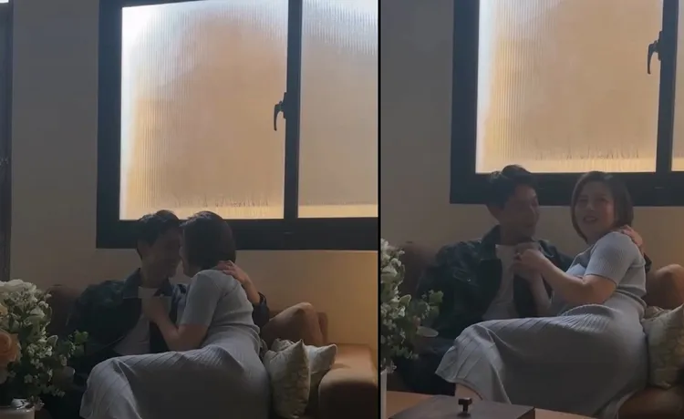 連晨翔和劉品言太親密，被攝影師命令分開。翻攝yuweiiv IG