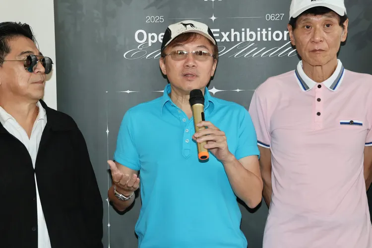 孫鵬談兒子孫安佐。莊宗達攝