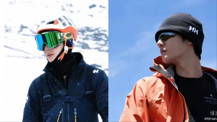 王一博在去年的紀錄片《探索新境》中，就曾多次穿著Helly Hansen服飾。翻攝微博