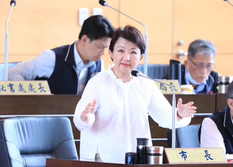 台中市長盧秀燕說，水湳經貿園區幅員廣大，其他創研土地還有20公頃，可發展高科技業。民眾提供