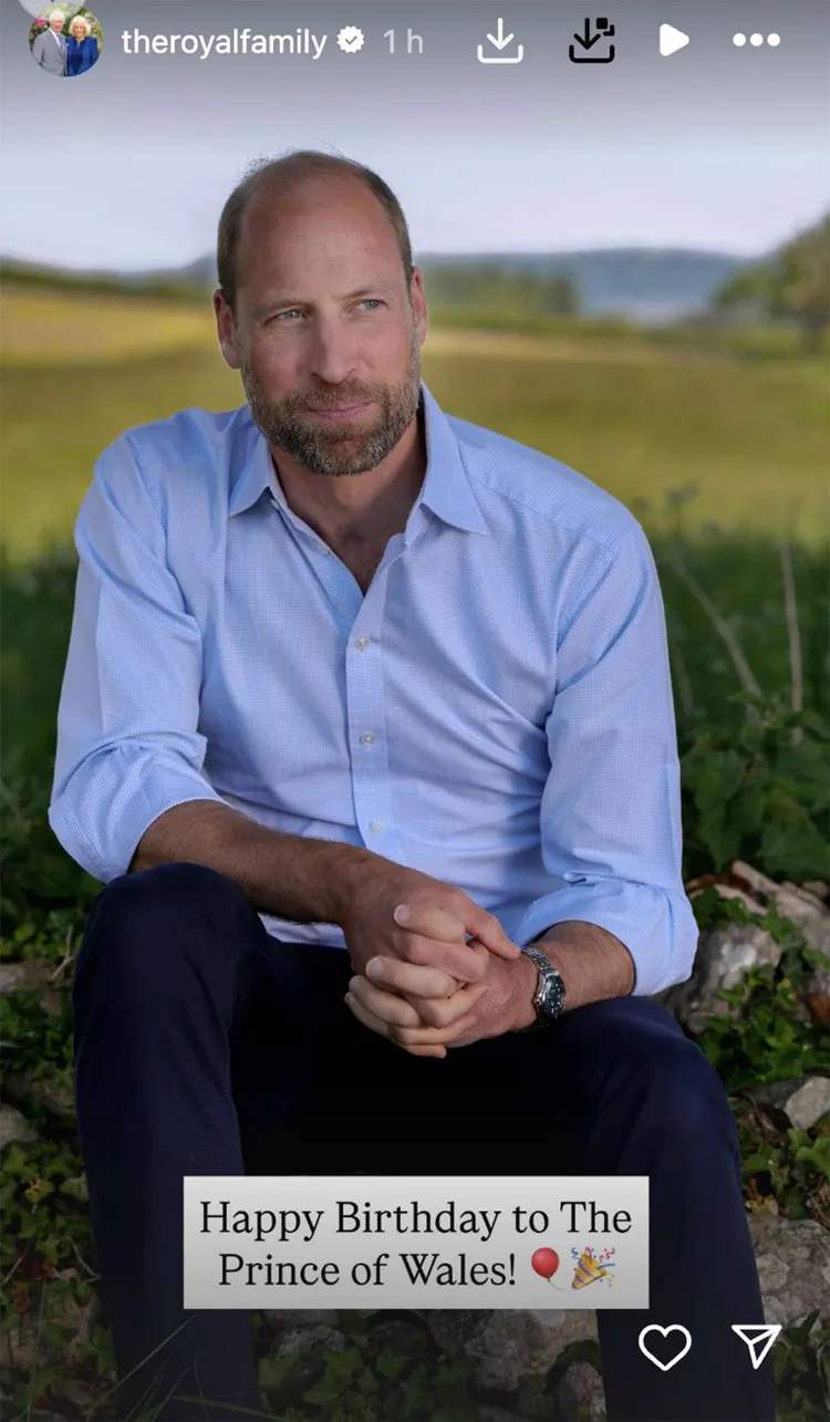 查爾斯國王也送上祝福。翻攝IG