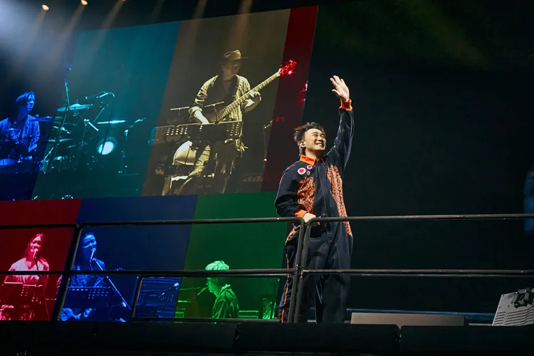 陳奕迅高雄開唱，誠意滿滿。My Kan提供