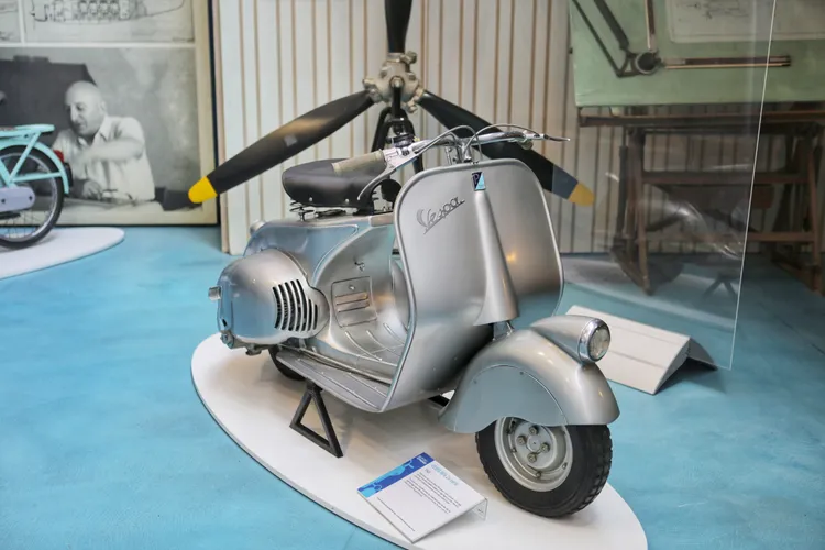 由航空工程師Corradino d’Ascanio操刀的MP6原型車，圖為MP6 2a Serie。林浩昇攝