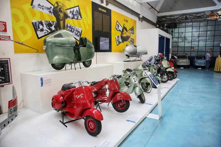 讓品牌揚名世界、戰功彪炳的Vespa賽車，更是不容錯過的陣容。林浩昇攝