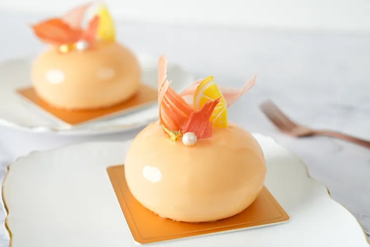 「松鶴餐廳」可吃到國宴甜點主廚餐點。圓山大飯店提供