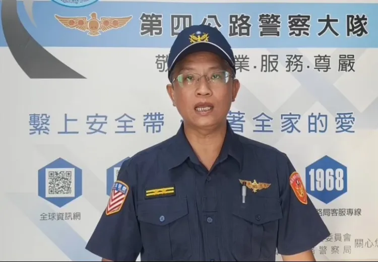 國道四隊新市分隊說明，車上3人都是越籍移工，是否逃逸移工仍須釐清，將先對林姓女駕駛開罰。警方提供