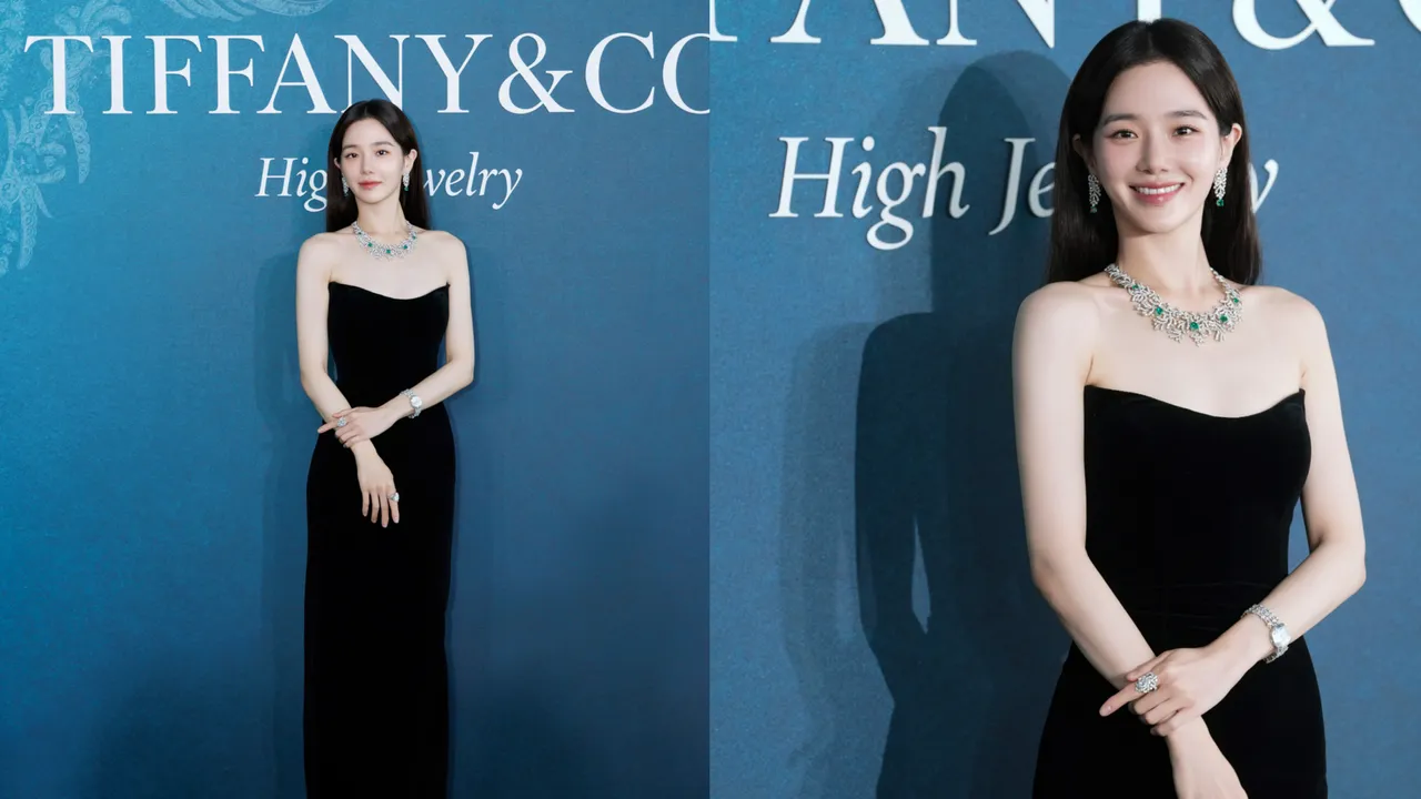 韓星朴圭瑛現身Tiffany在香港舉辦的2025年度Blue Book高級珠寶系列「瑰海奇珍」（Sea of Wonder）發表。品牌提供
