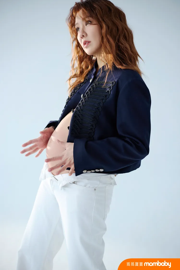 劉雨柔為母則強，樂觀相信一切都可以自己做到。《媽媽寶寶雜誌雙月刊》提供