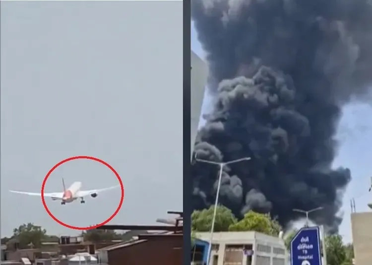 詹姆士以失事班機在墜毀前仍未收起落架，判定失事原因。翻攝自BBC失事航班墜毀畫面