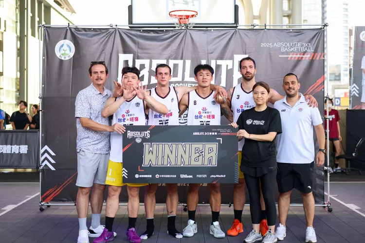 臺北永豐旺寶首度參賽就拿下單站冠軍。ABSOLUTE3x3提供