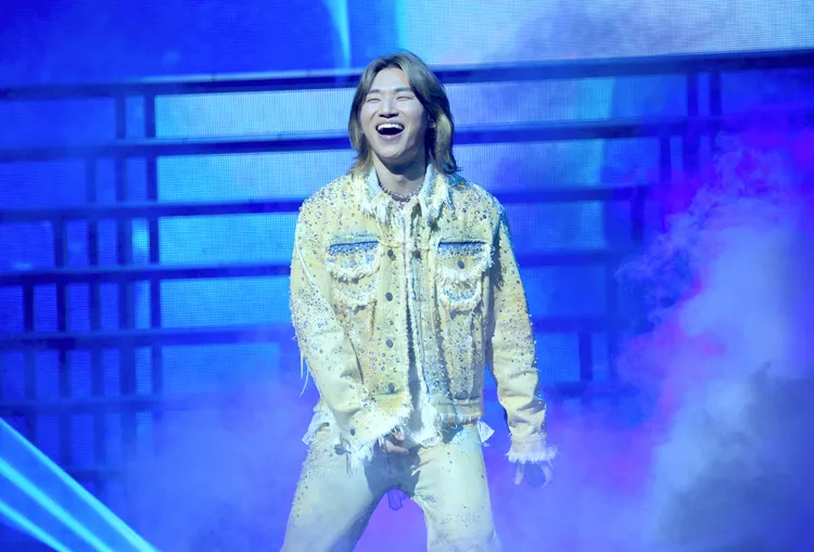 大聲笑得開心，誇讚「台北粉絲們水啦」。COME ON JKSSP提供