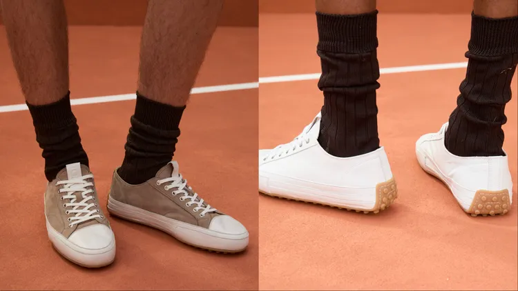 休閒鞋帆布鞋的鞋底也能看到Gommino豆豆蹤影。品牌提供