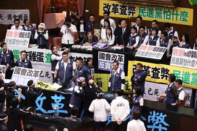 立法院去年提案修改《立法院職權行使法》，引起朝野衝突。資料照，彭欣偉攝