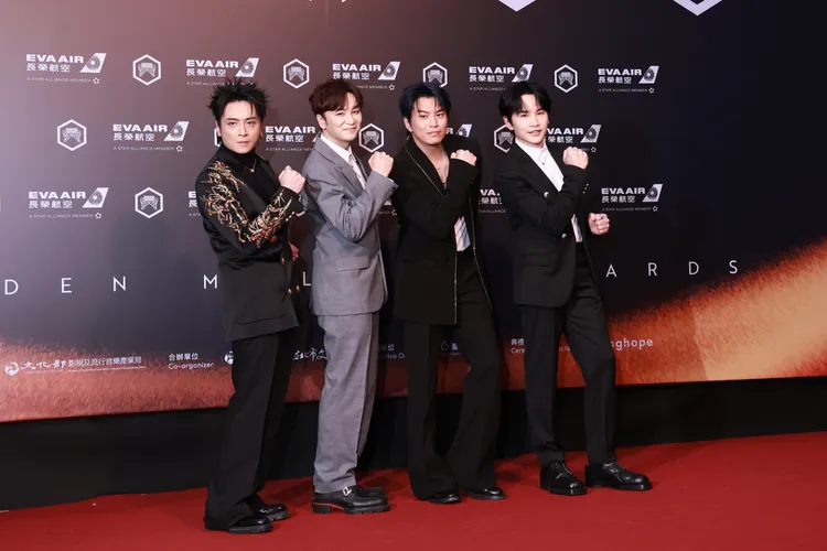 Energy在紅毯造成轟動。彭欣偉攝