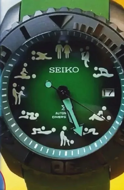 手錶達人指這種錶是屬於私人改裝款，並非SEIKO官方產品。翻攝微博