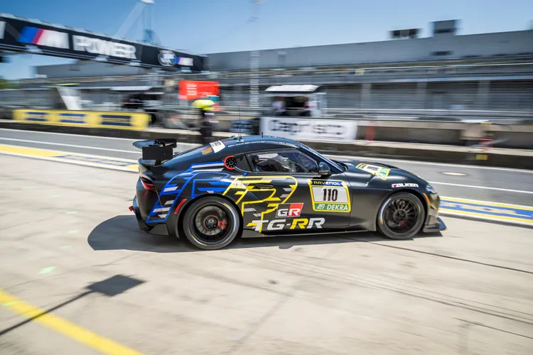 GR Supra GT4 EVO2#110亦取得組別第四的佳績。業者提供