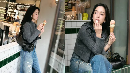 陳庭妮搶背Dior秋季新包 樂喊「沒有冰淇淋解決不了的夏天」