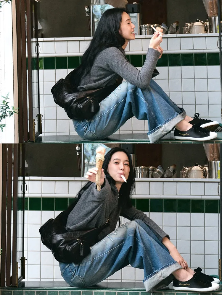 陳庭妮表示沒有冰淇淋解決不了的夏天。翻攝陳庭妮IG