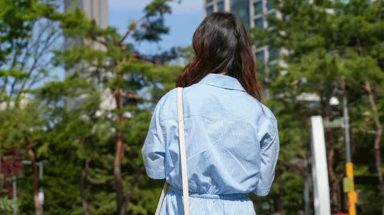 24歲脫北者姜奎莉。翻攝自BBC