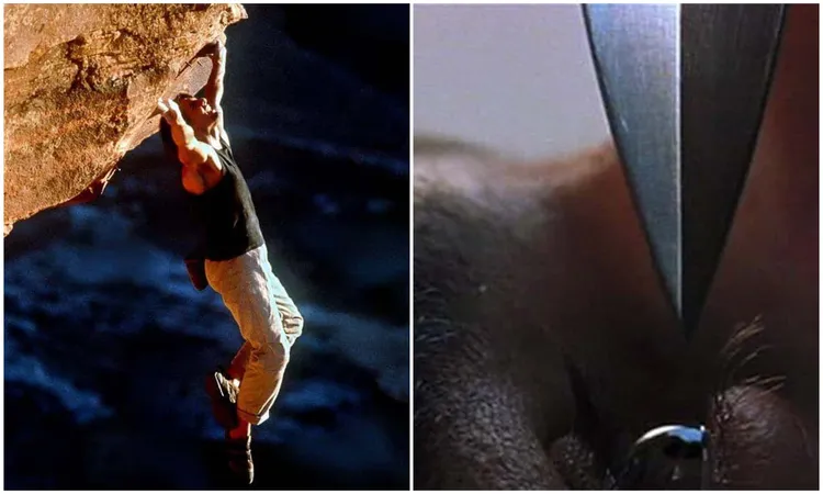 阿湯哥在《不可能的任務2》中登場的岩壁攀爬場景是他親自完成；他還用真刀拍攝差點刺到他眼睛的戲份。