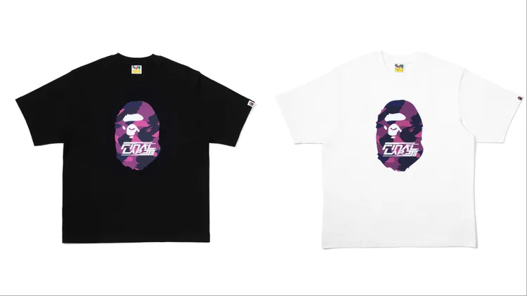 「BAPE x JJ LIN JJ20 FINAL LAP特別系列」主題T恤，各2799元。品牌提供