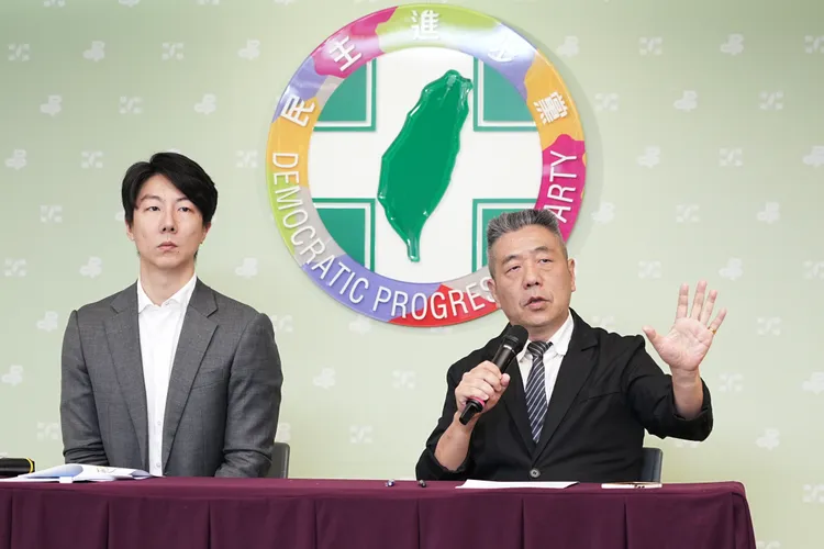 民進黨今召開記者會說明國土安全韌性預算之必要。記者彭欣偉攝