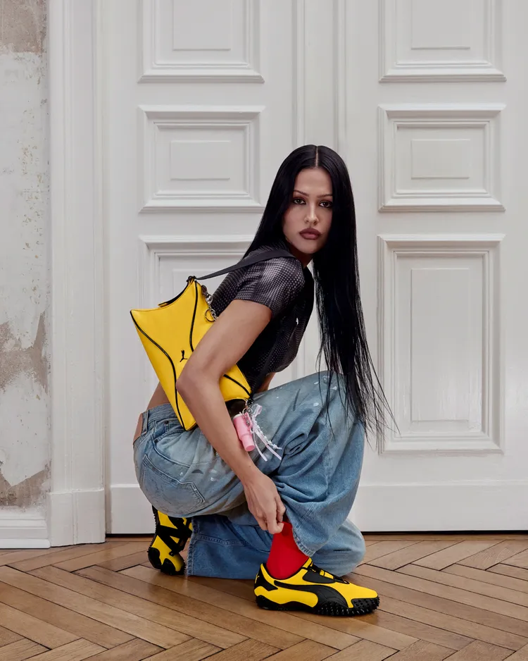 PUMA怪獸鞋結合具未來感的尖刺大底設計和不對稱尼龍鞋面。品牌提供