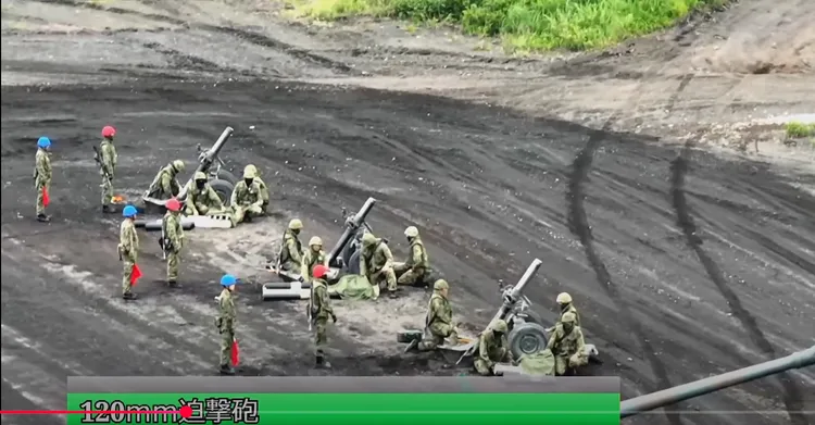 日本陸上自衛隊實彈演習。日本陸上自衛隊Youtube