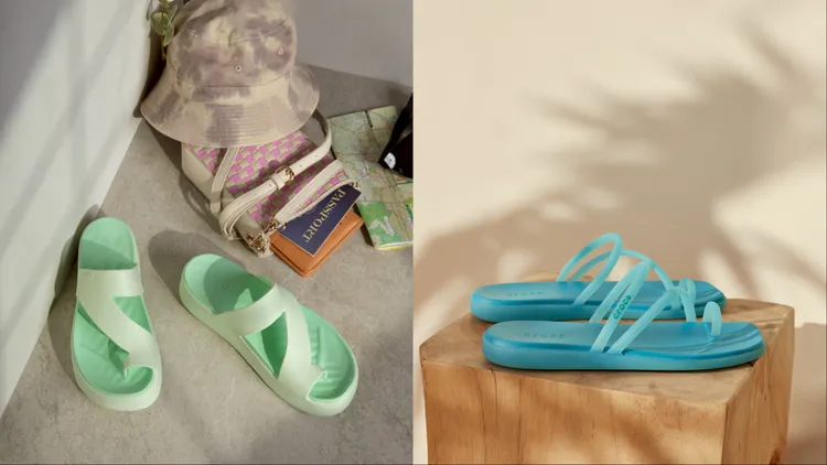 CROCS「Getaway」系列從厚底到薄底款式，皆以繽紛色調迎接活力夏日。品牌提供