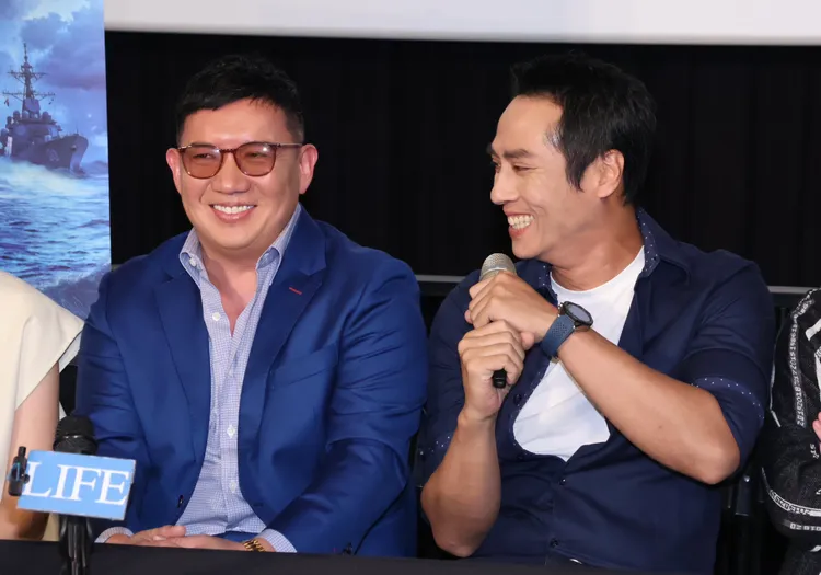 莊凱勛（右）和杜汶澤戲裡有對手戲。莊宗達攝