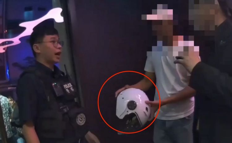 太歲頭上動土！法籍男偷警用安全帽到夜店狂歡　「一時興起」悲情下場曝