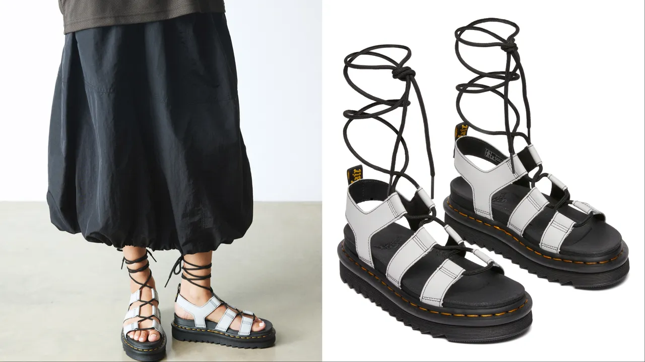 Dr. Martens「Zebrilus Nartilla罗马凉鞋」,5280元。品牌提供